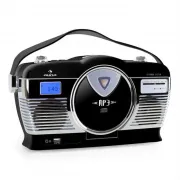 Auna mcp 69 radio vintage ukw usb cd noir